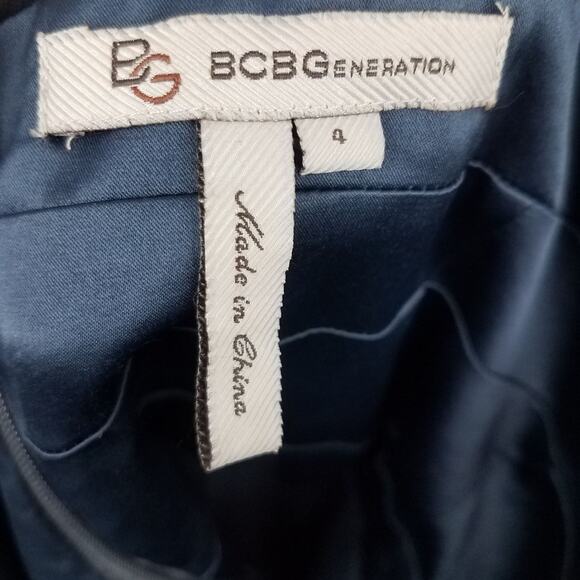 BCBGeneration | Blue & Black Mini Dress 4 - Picture 5 of 6